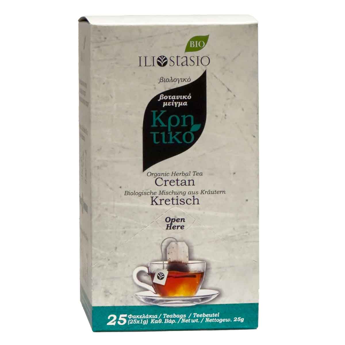 Kretische BIO Teemischung "Iliostasio", 25 Teebeutel 25 g