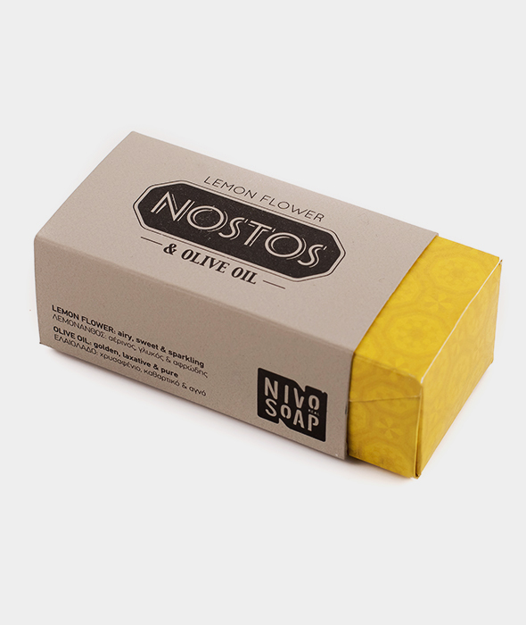 Nivosoap Olivenöl Seife Nostos Lemon Flower, 80 g