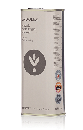 Ladolea-organic-corinthian-extra-virgin-olive-oil-patrinia-ladolea-tin-500ml_2_ Ladolea Premium Bio Olivenöl Delicate Patrinia, Neue Dose 500ml
