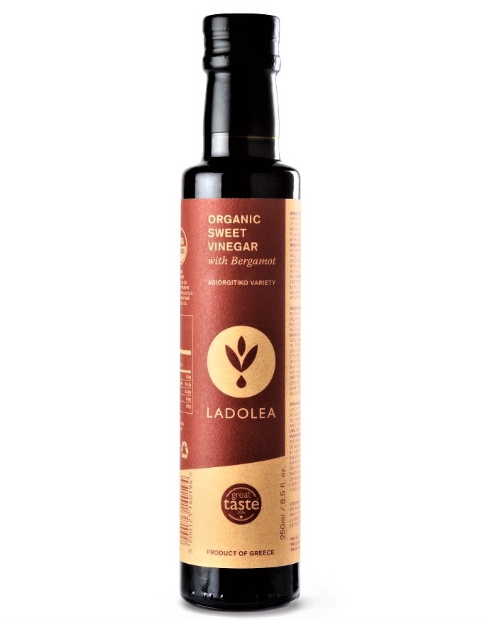 Ladolea Bio Balsamico Essig mit Bergamotte, 250 ml Flasche