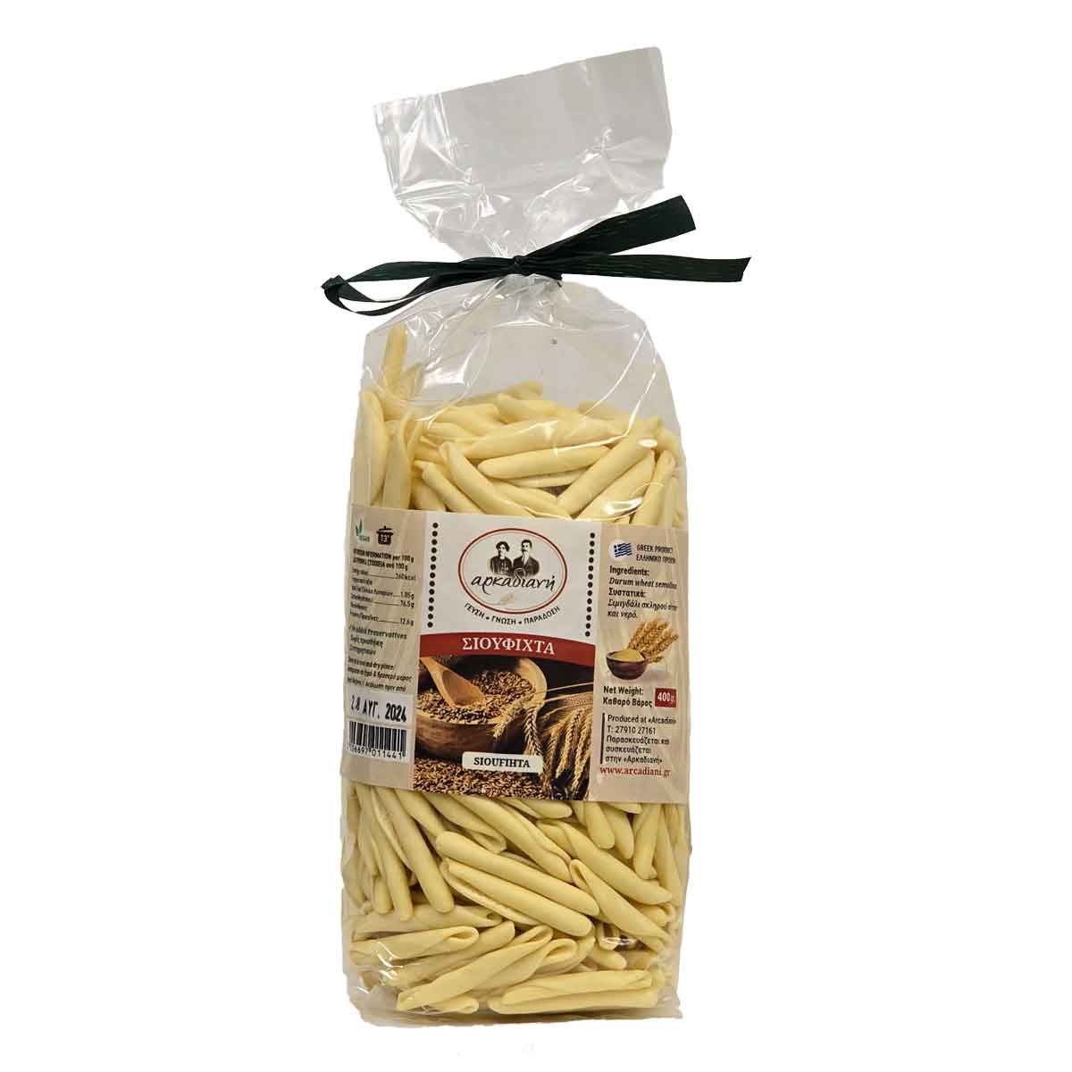 "Arkadiani" Traditionelle Pasta Siuffichta MDH 28.8.24, 400 g