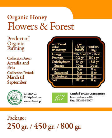 "Axion Esti“  BIO Wald und Blütenhonig, 450 g
