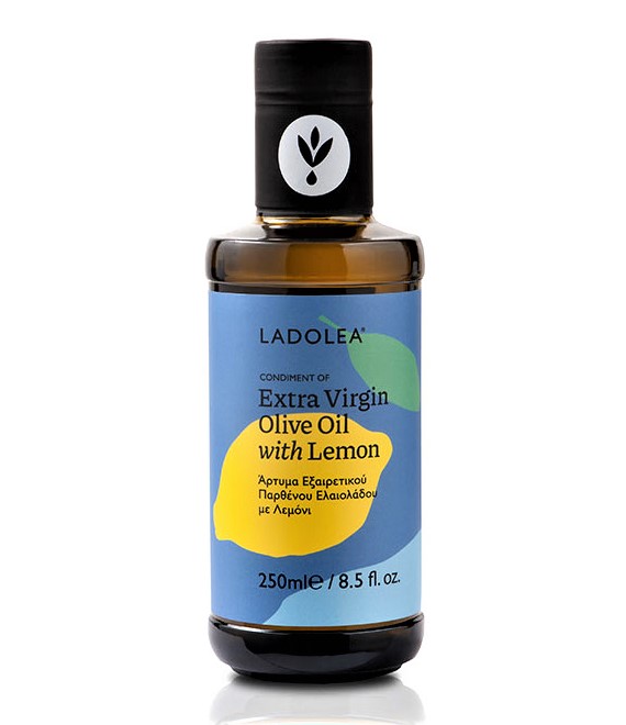 Ladolea Premium Olivenöl mit Zitrone, 250 ml Flasche