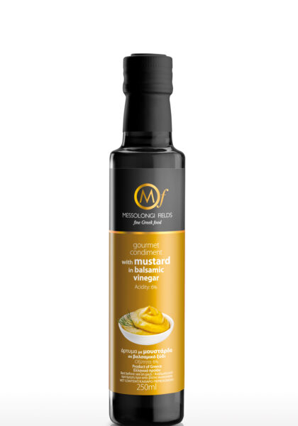 "Messolongi Fields" Balsamico-Essig mit griechischem Senf, 250 ml