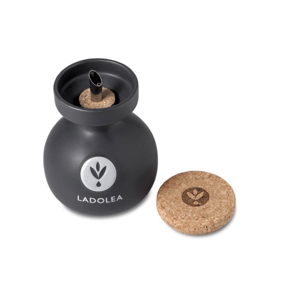 LADOLEA Premium Olivenöl Intense Megaritiki, Bio Medium Koroneiki & Bio Delicate Patrinia - Set (Keramik 3x 200 ml & 3x 500 ml Dose) 