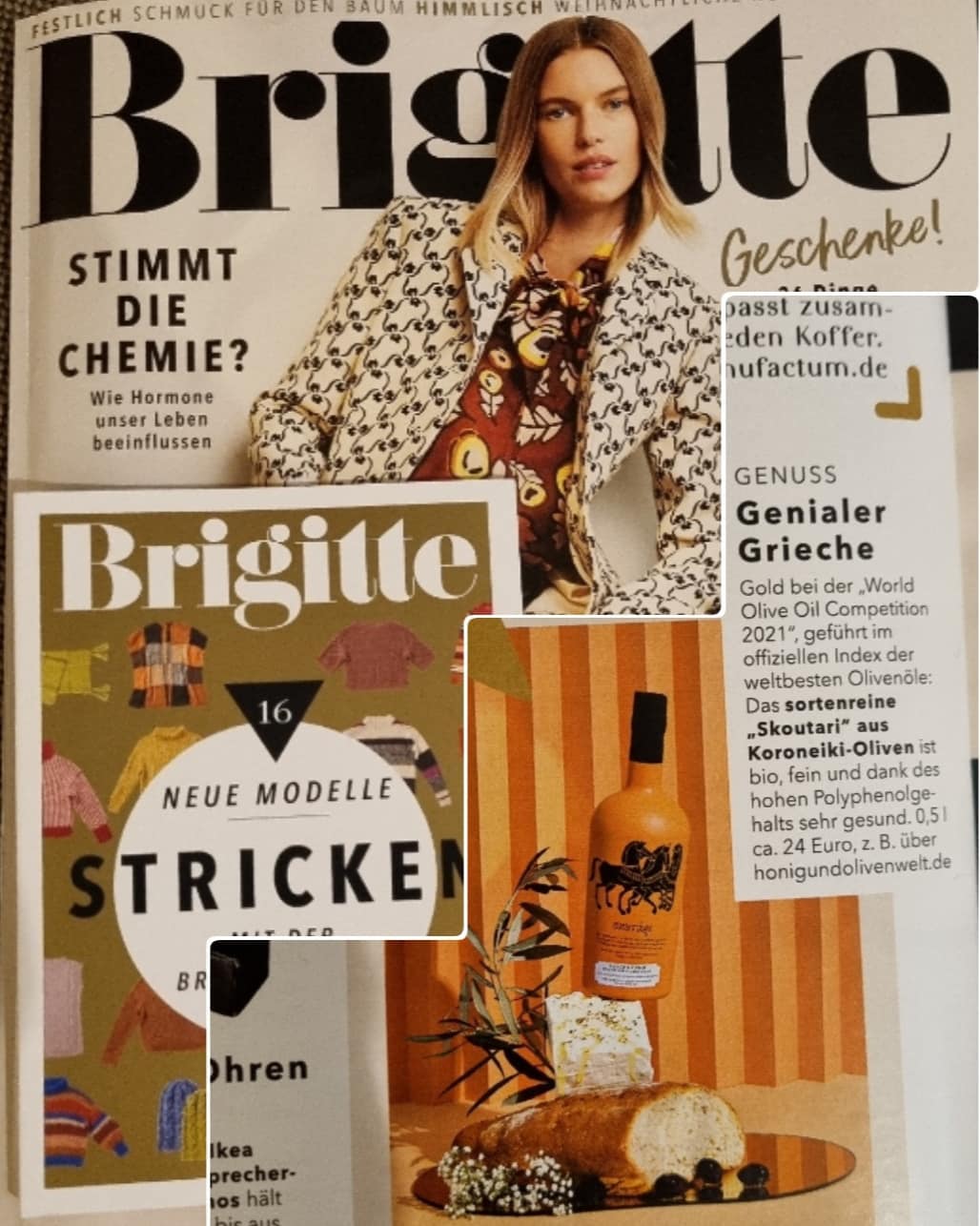 Skoutari-Brigitte Skoutari - Ultra Premium Bio Olivenöl aus Kreta- Reich an Polyphenolen Neue Ernte 24/25, 500 ml