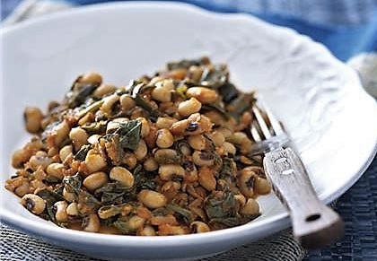 Dikotylon-Mavromatika-Beans-Teller-jpg ´Dikotylon' Schwarzaugen Bohnen Feneou, 500 g