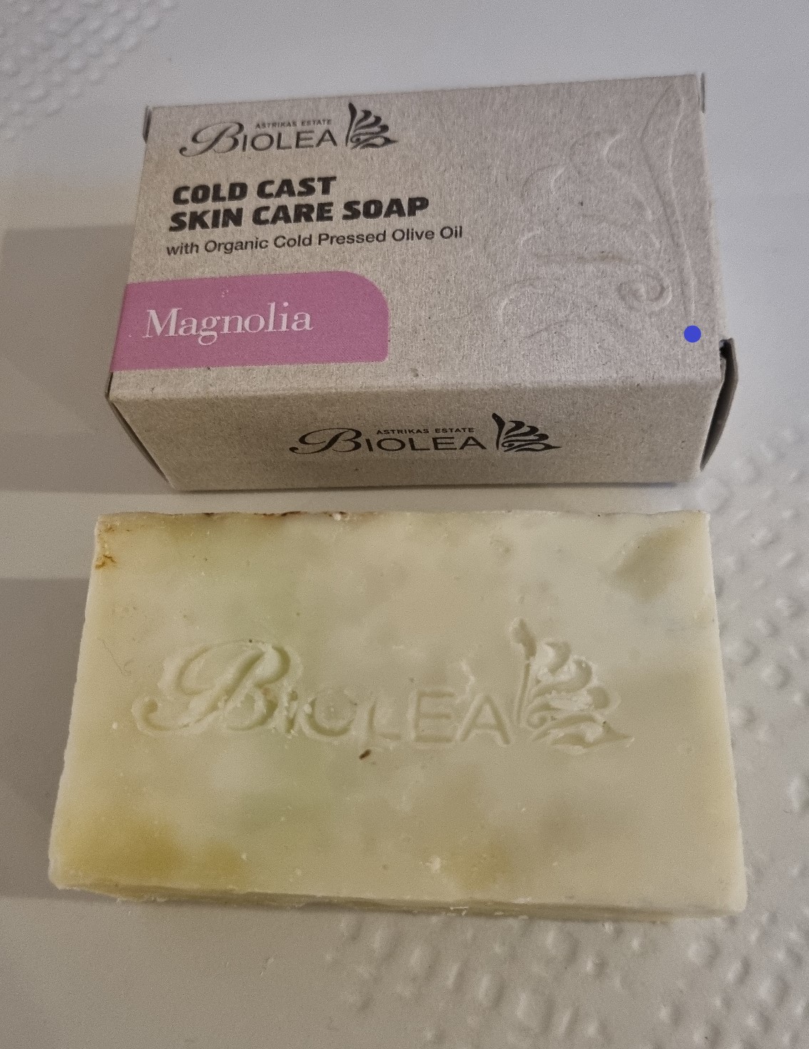 Biolea Handgemachte Naturseife – Magnolie, 120 g