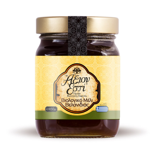"Axion Esti“  Bio Eichenhonig aus Peloponnes, 450 g