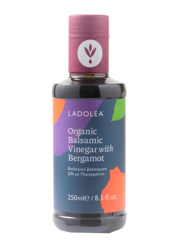 Ladolea Bio Balsamico Essig mit Bergamotte, 250 ml Flasche