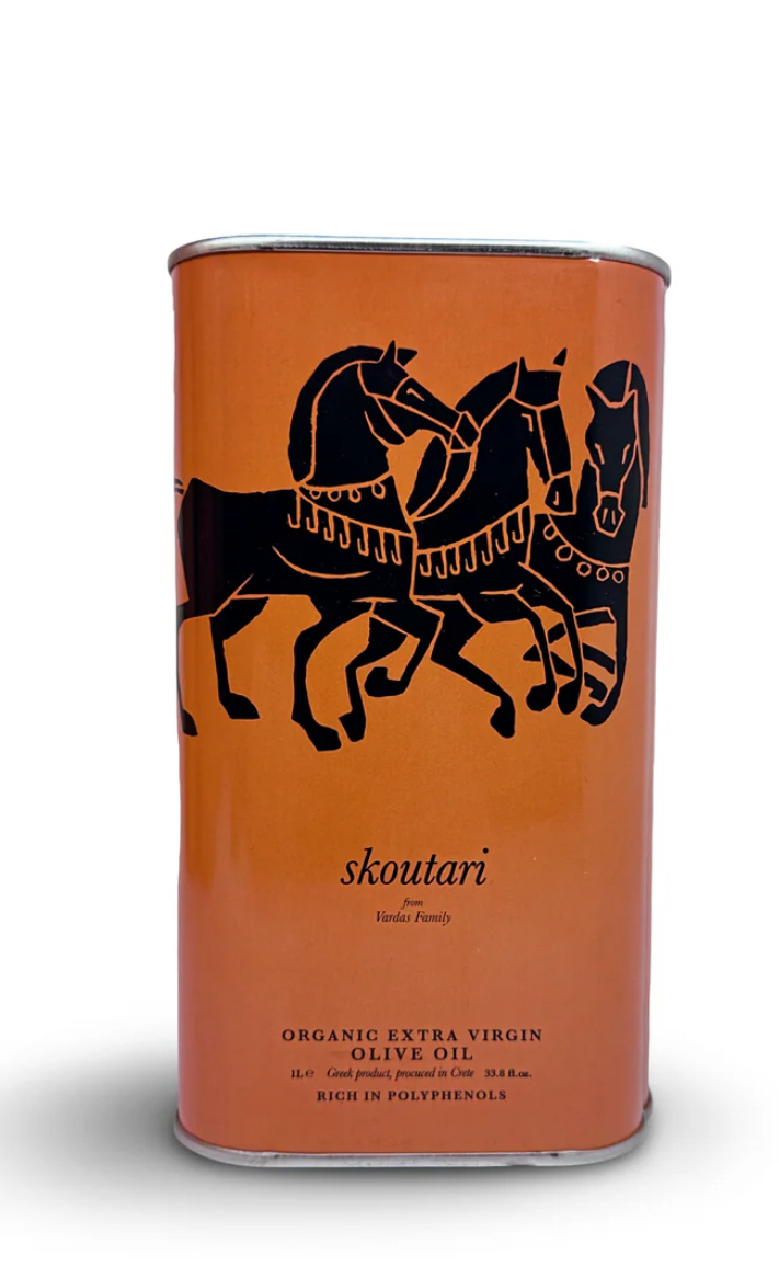 Skoutari - Ultra Premium Bio Olivenöl aus Kreta - Reich an Polyphenolen Ernte 24/25, 1 Liter