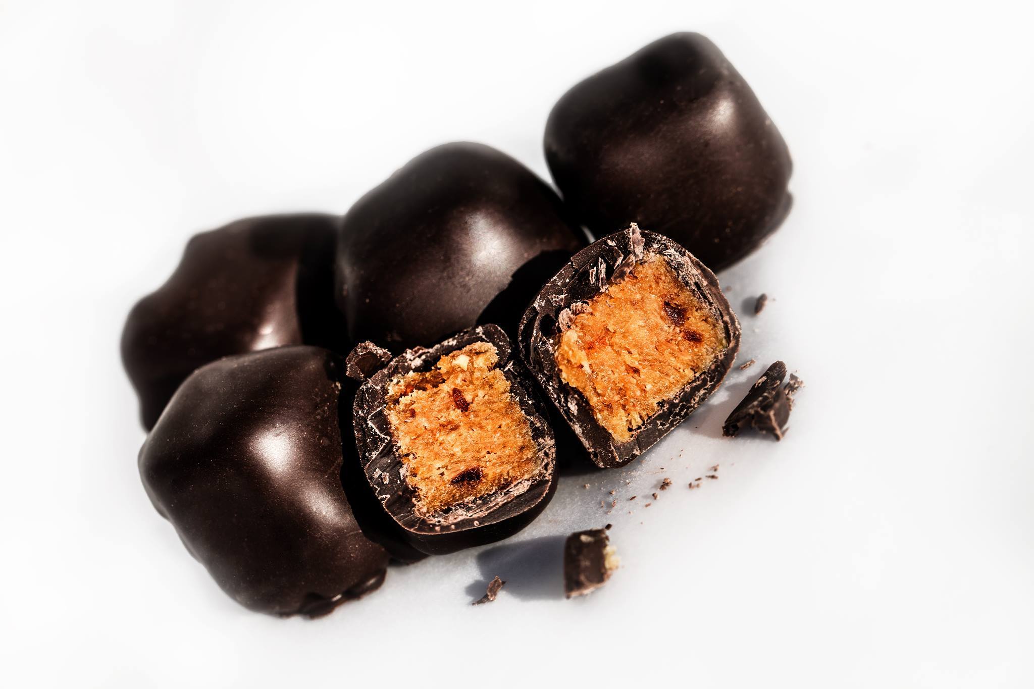 "Sykofagos" Feigenpralinen Orange mit Zartbitterschokolade, 250 g