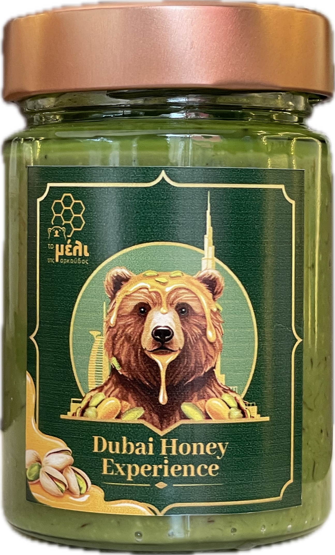 "WELTNEUHEIT" BIO DUBAI HONIG "BEAR´S HONEY" EXQUISIT AUS DRAMA, 420 G