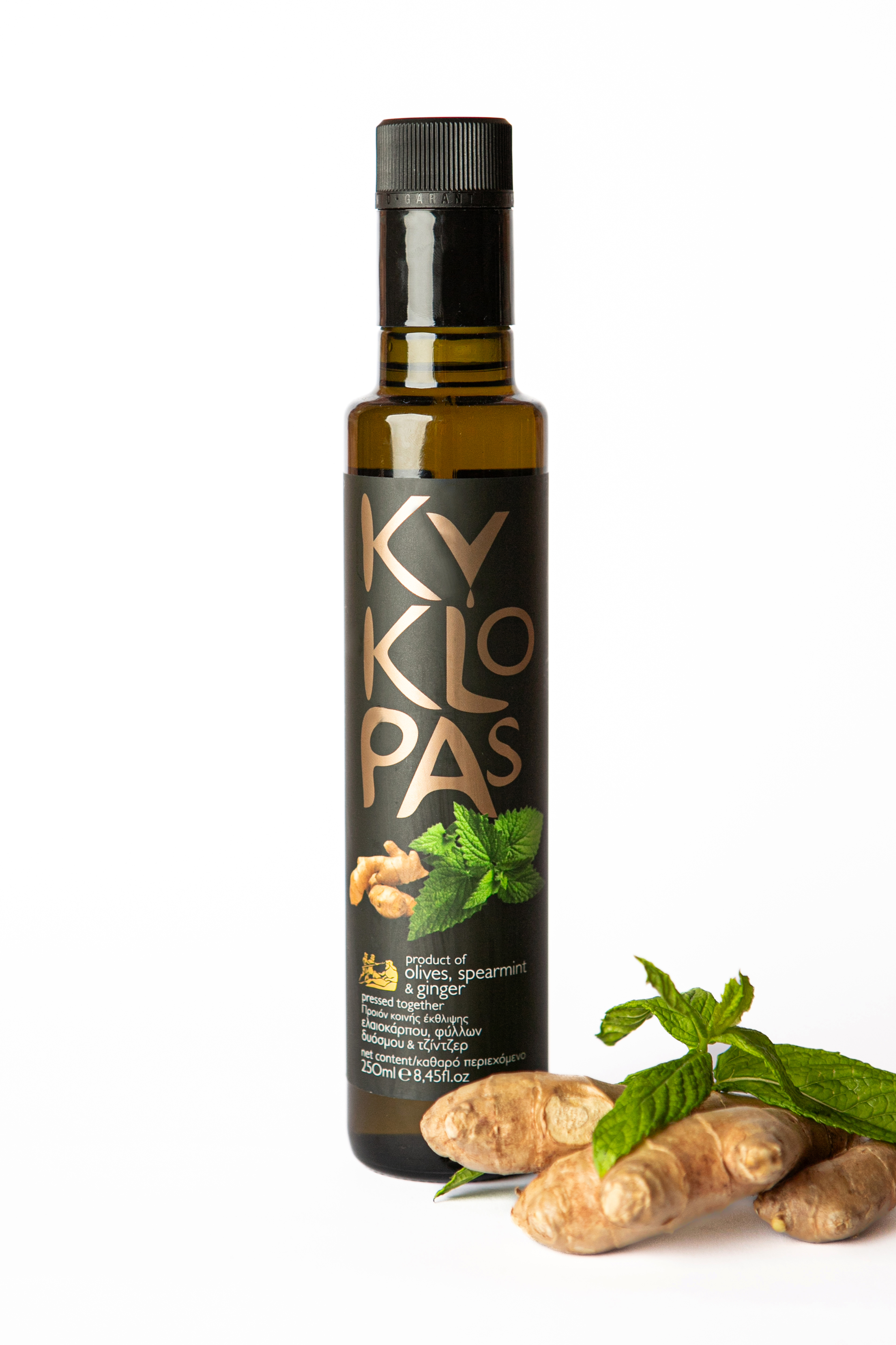 Kyklopas Premium Olivenöl Dressing Minze und Ingwer MDH 30.6.24, 250 ml