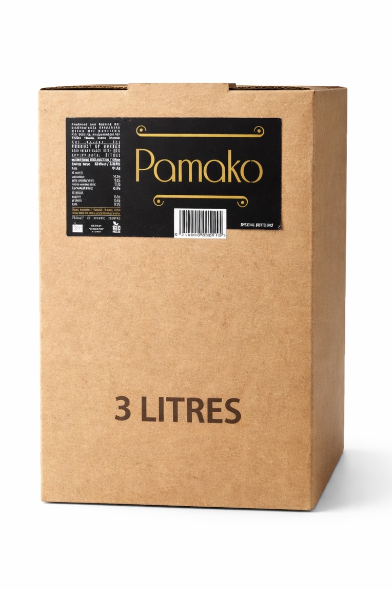 Pamako Bio Ultra Premium Monovarietal-Mountain Extra Virgin Olivenöl Neue Ernte 2025/26, 3 Liter Bag-in-Bo