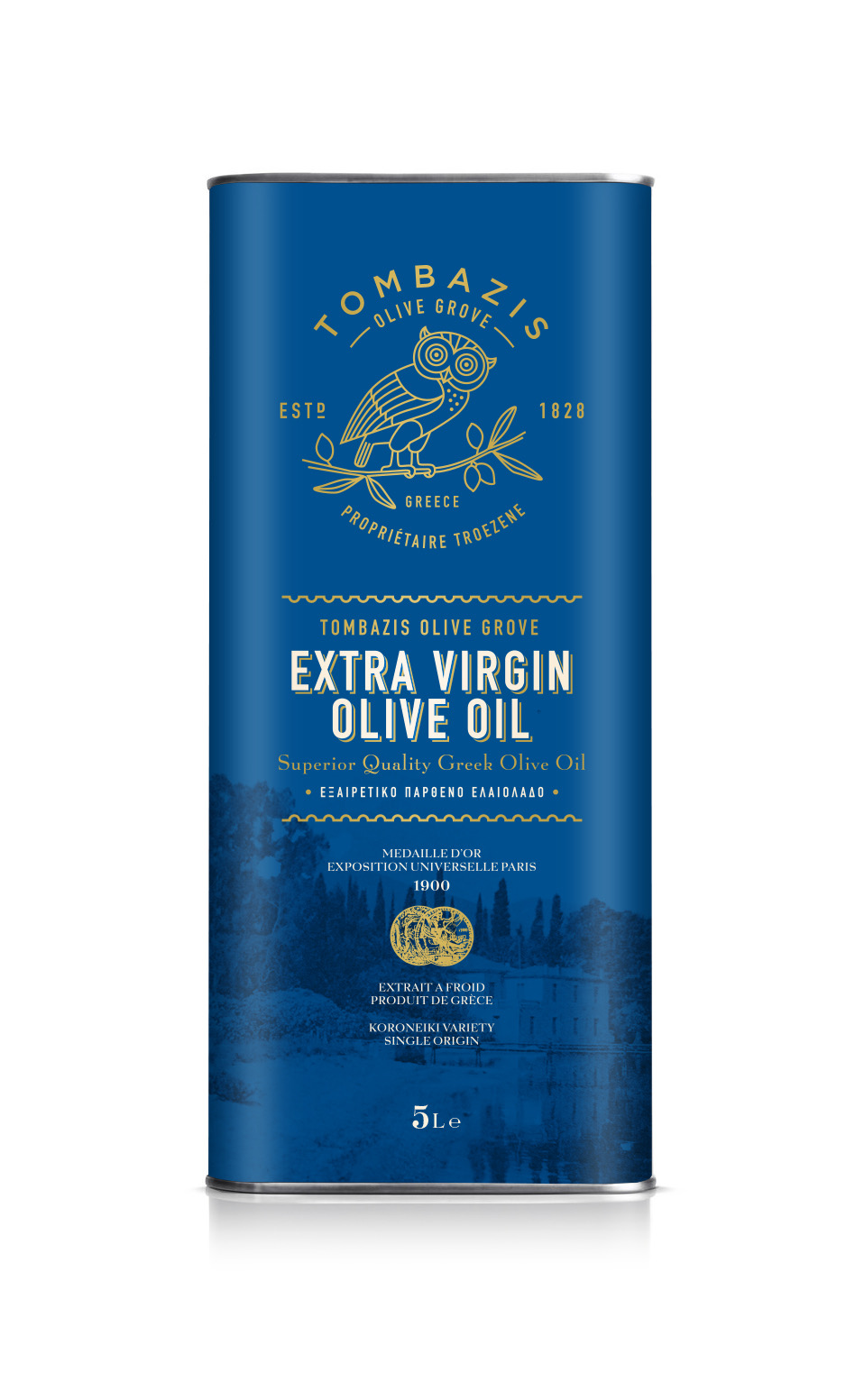 "Tombazis" Premium Olivenöl Frühe Ernte 2023/24, 5 Liter