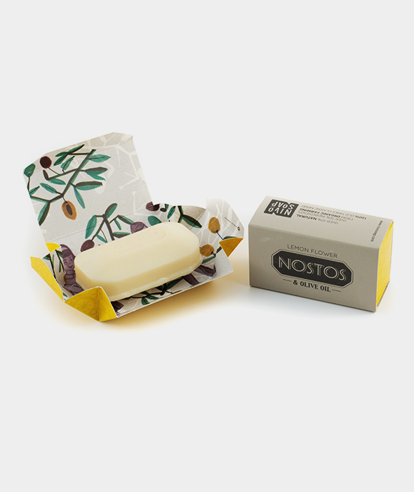 Nivosoap Olivenöl Seife Nostos Lemon Flower, 80 g