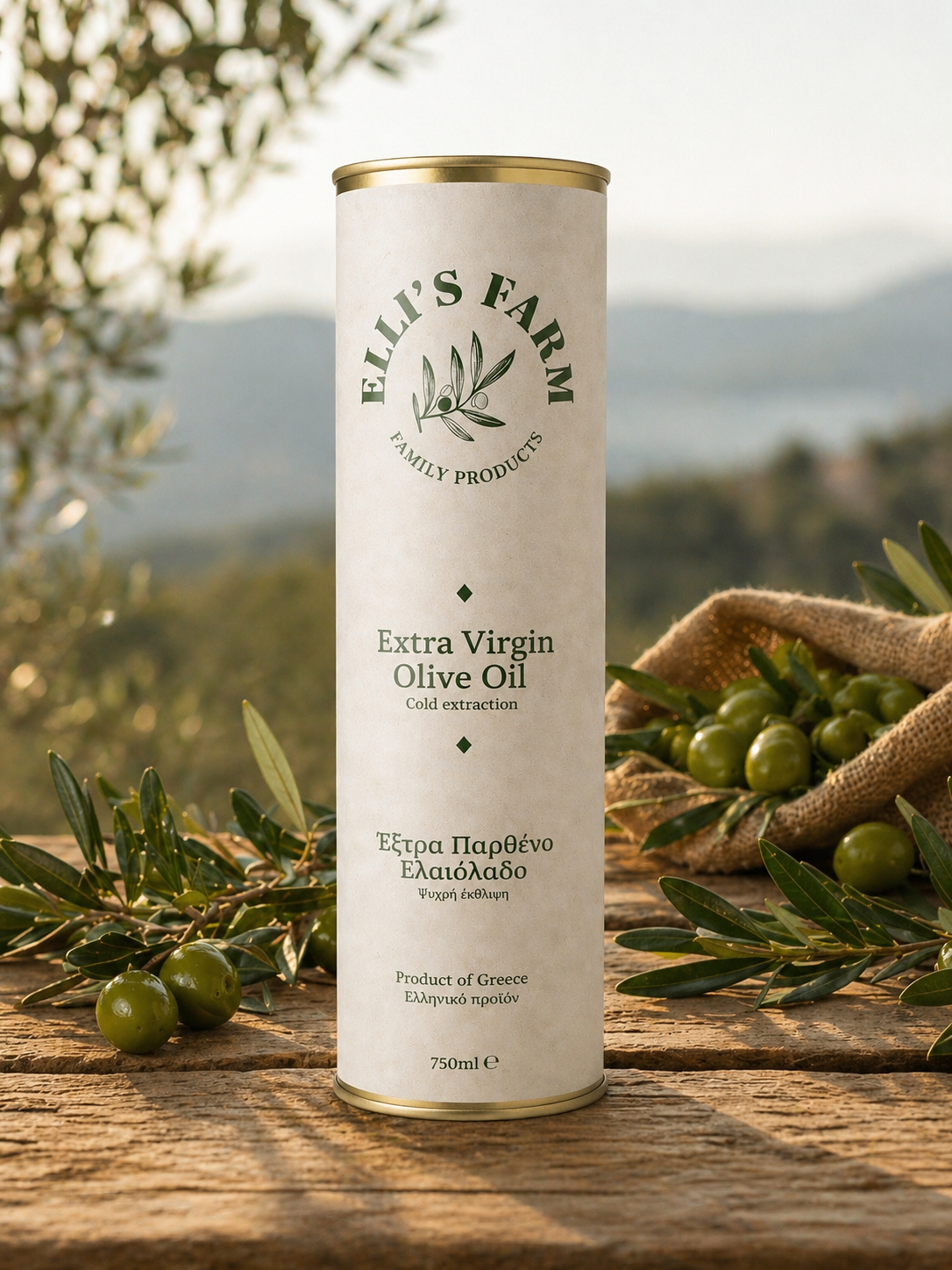 ELLIS-FARM EVOO KRETA-REICH AN POLYPHENOLEN ERNTE 24/25, 750 ml