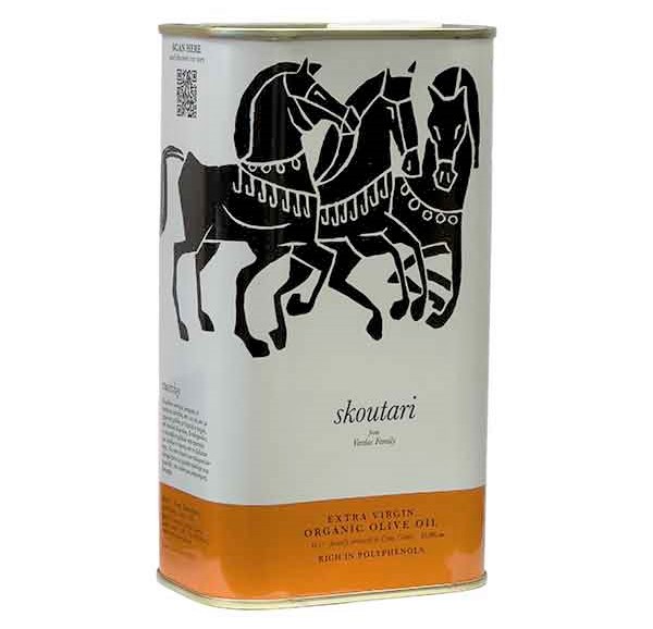 Skoutari - Ultra Premium Bio Olivenöl aus Kreta - Reich an Polyphenolen Ernte 24/25, 1 Liter
