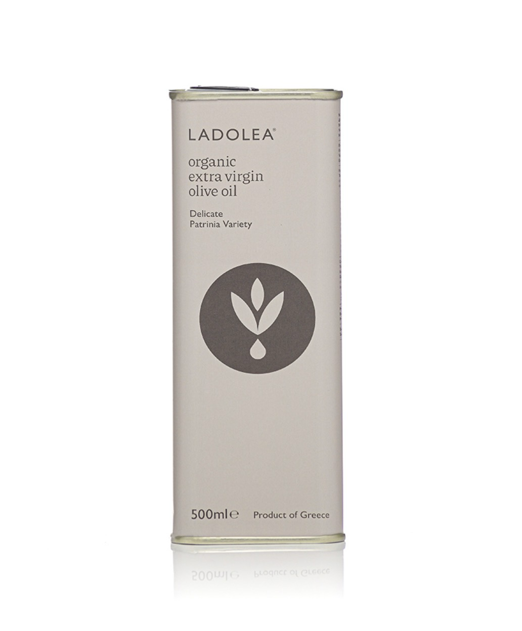 LADOLEA Premium Bio Olivenöl Delicate Patrinia – Set (Keramik 200 ml & 500 ml Dose)