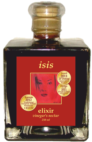 Essig-Elixir «Isis» Familie Vaimakis-stapelbar, 100 ml