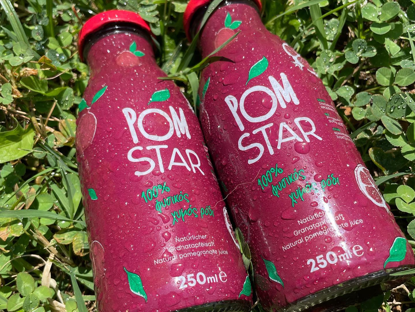 Pom-Star-Granatapfelsaft-2-Flaschen Granatapfelsaft "Rodi" 100% natürlich MDH 27.11.24, 250 ml