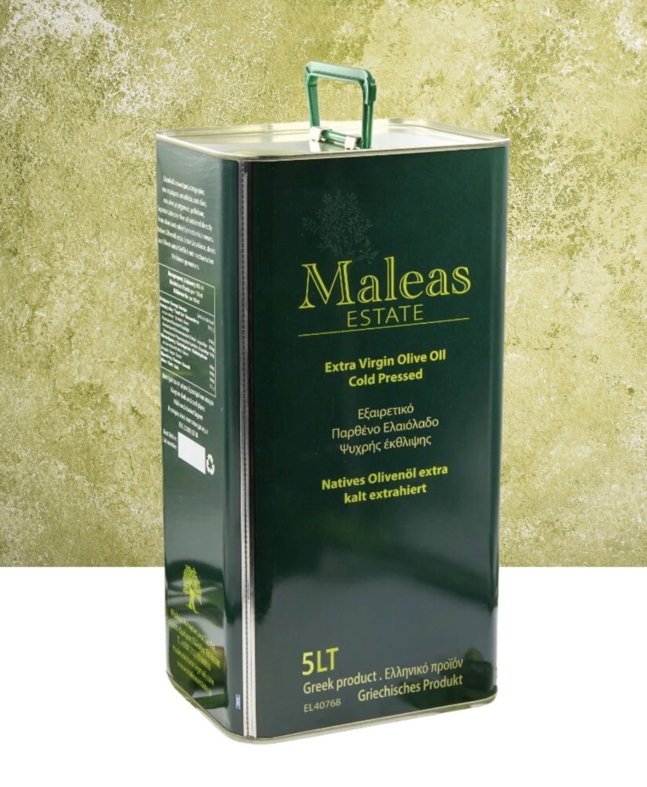 "Maleas" Premium Olivenöl Blend Megaritiki & Chalkidiki, 5 Liter