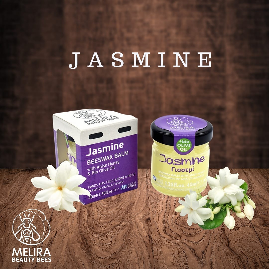 "Melira" Bienenwachsbalsam Jasmin mit Anishonig & Bio-Olivenöl, 40 ml