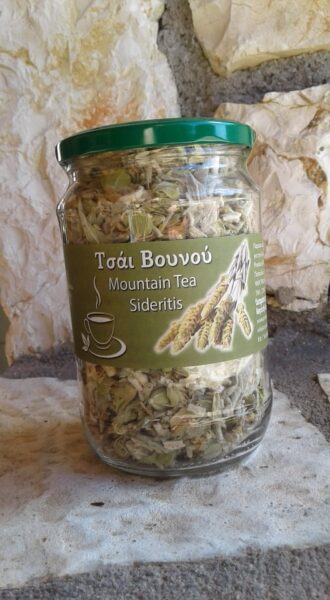 Griechischer Bergtee (Eisenkraut) aus Arkadien, 60 g Glas