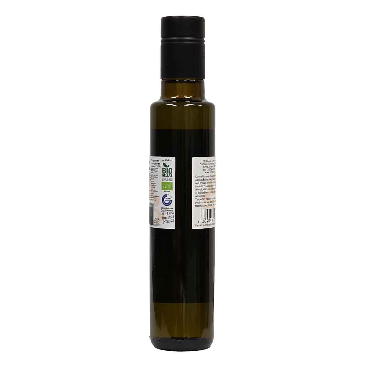 Biolea Nerantzio Bio Olivenöl mit Bio-Bitterorangen 250 ml
