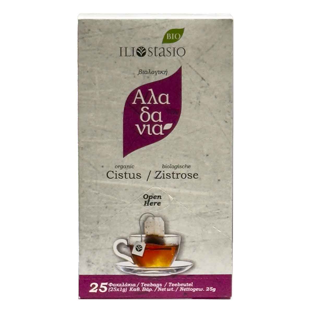 Kretischer BIO Cistustee "Iliostasio", 25 Teebeutel 25 g