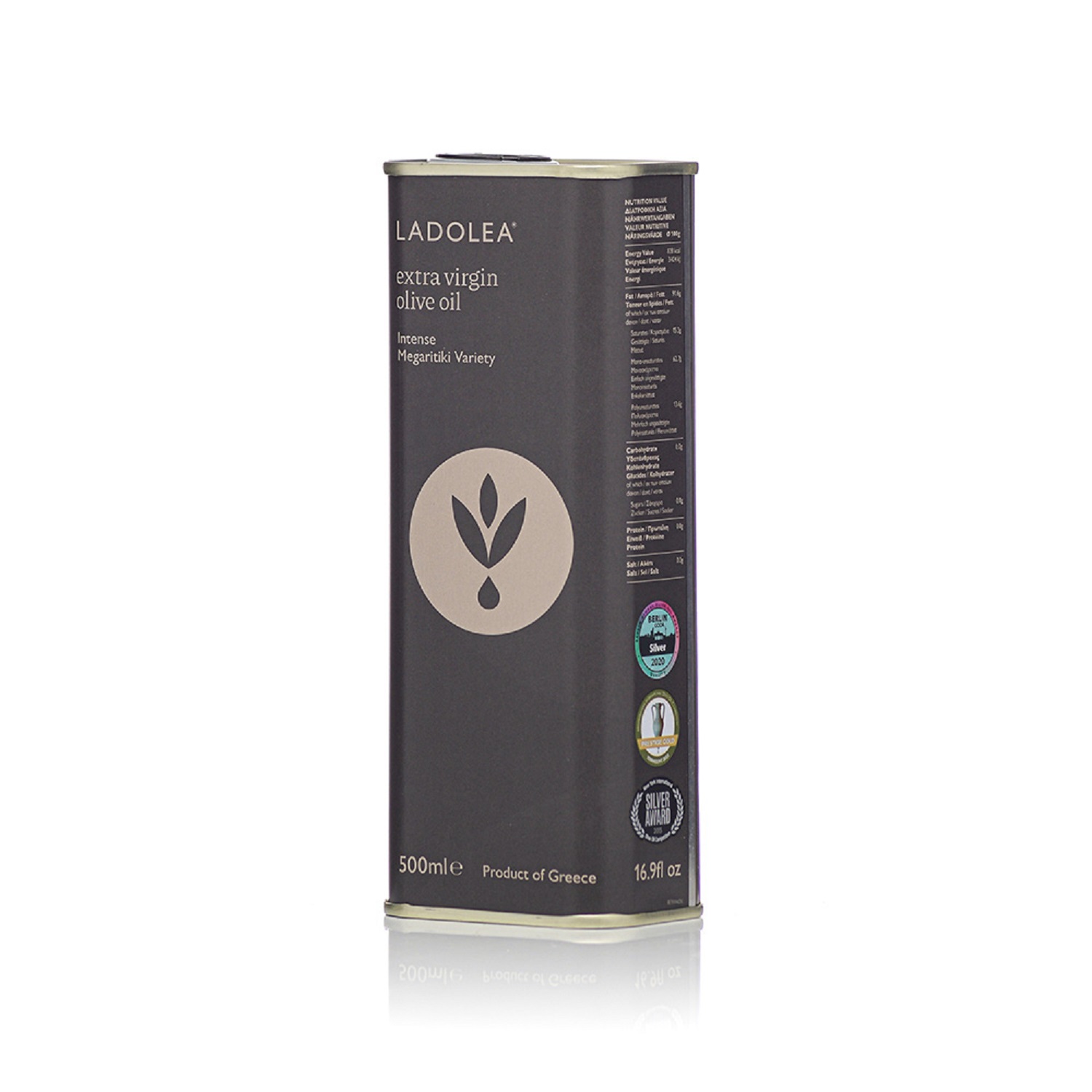 Ladolea Premium Olivenöl intense Megaritiki,  Neue Dose 500ml