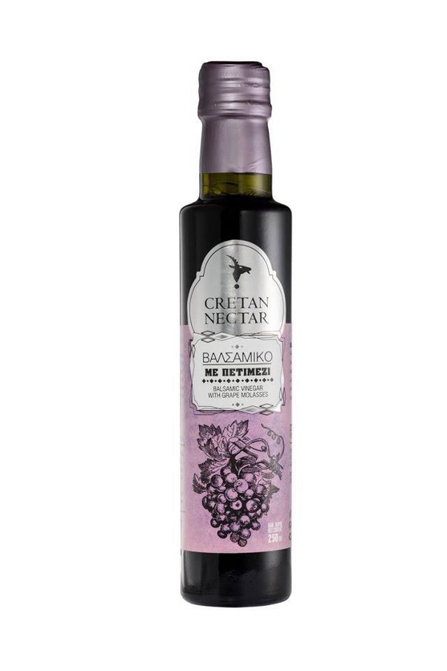 Cretan Nectar Balsamico Essig mit Petimezi (Traubensirup), 250 ml
