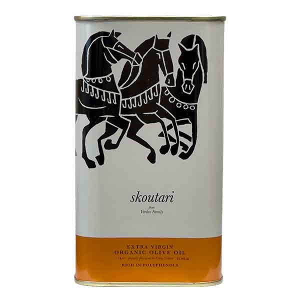 Skoutari - Ultra Premium Bio Olivenöl aus Kreta - Reich an Polyphenolen Ernte 24/25, 1 Liter