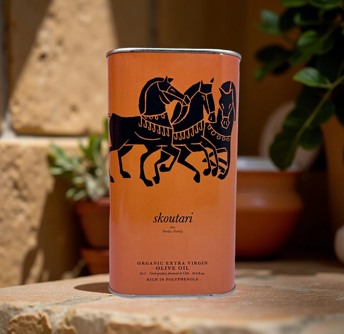 Skoutari - Ultra Premium Bio Olivenöl aus Kreta - Reich an Polyphenolen Ernte 24/25, 1 Liter