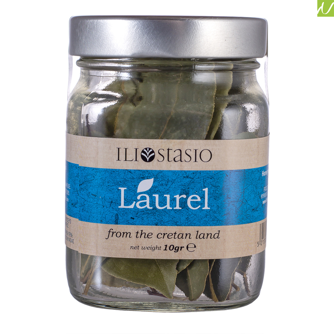 Kretische Lorbeerblätter "Iliostasio", Glas 10 g