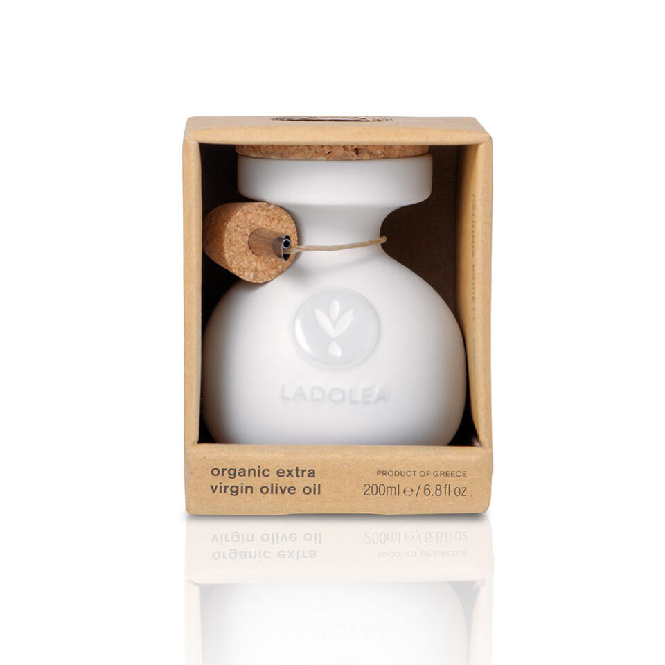 Ladolea Premium Bio Olivenöl delikate Patrinia Ernte 24/25, Keramik 200ml