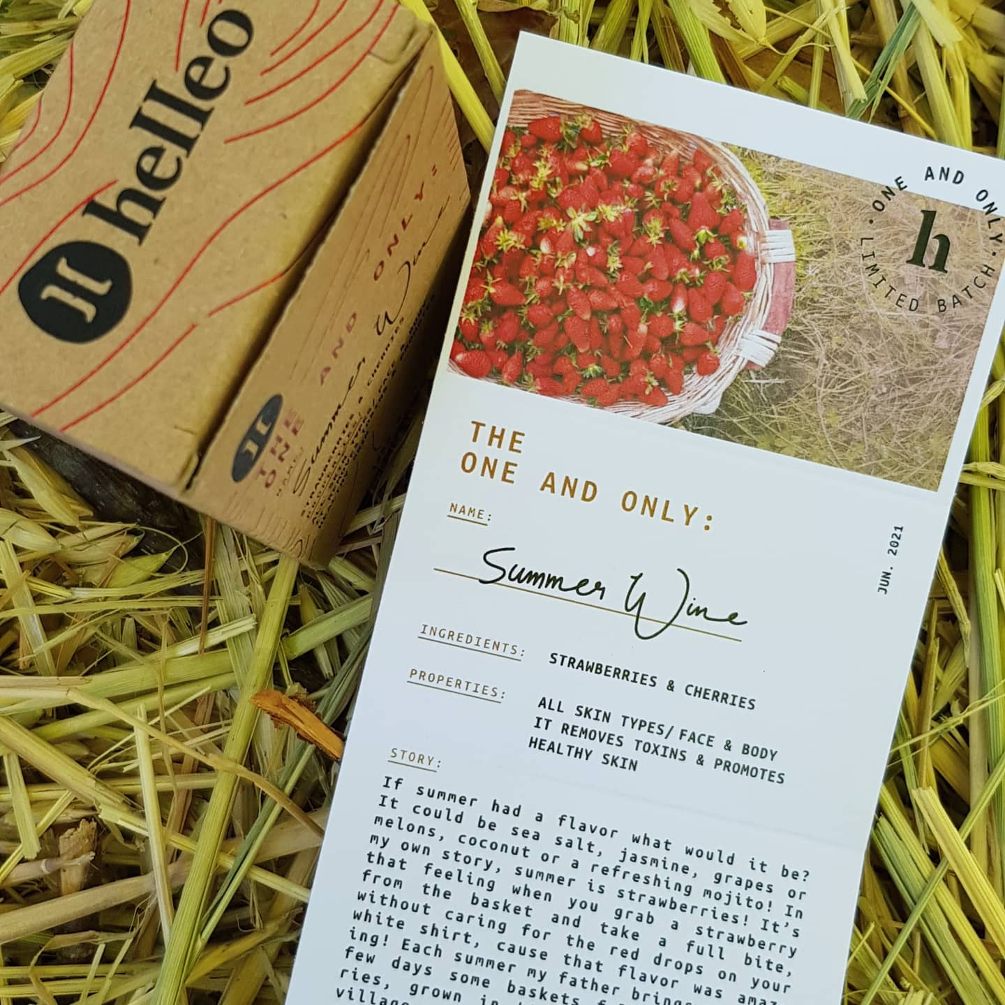 Bio Olivenölseife aus Kreta Summer Wine, 120 g