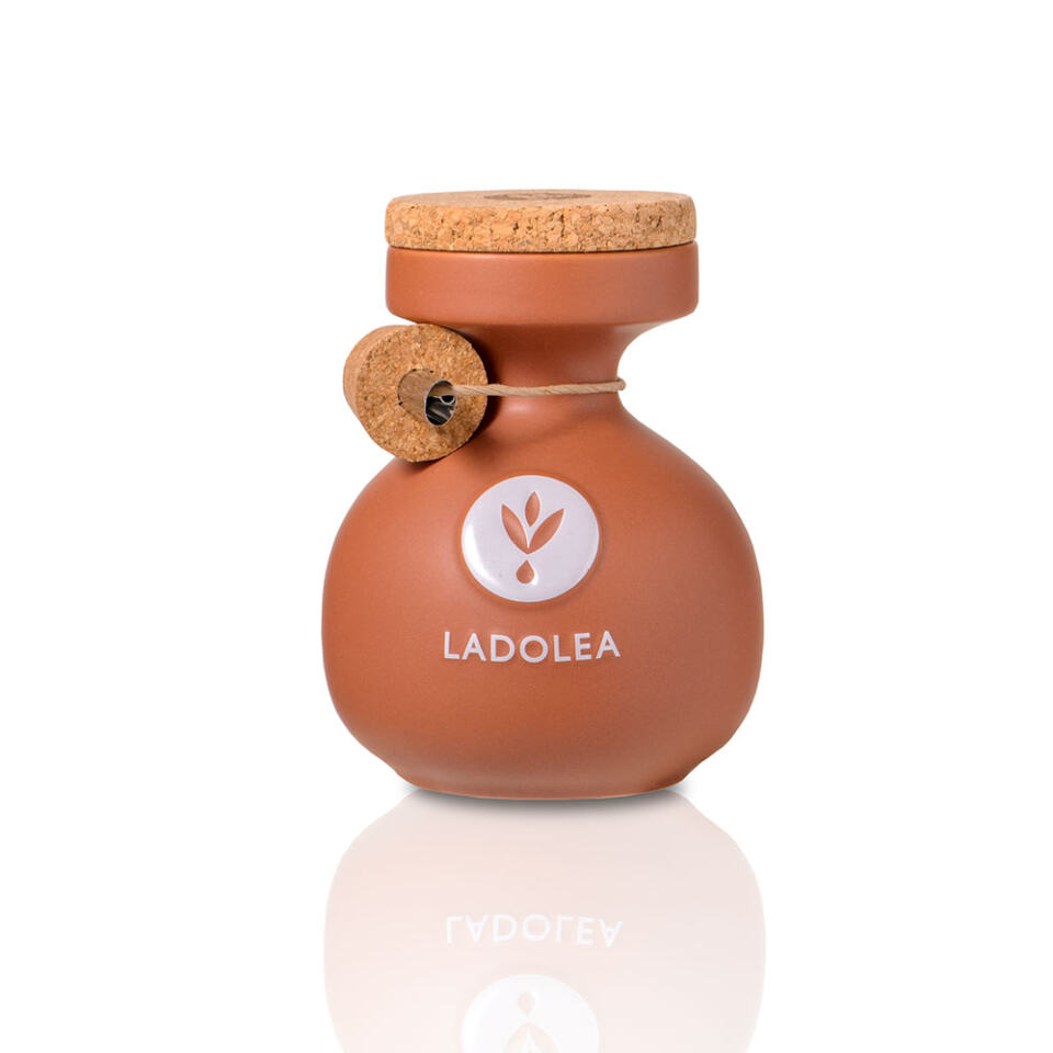 Ladolea Essig mit Bergamotte BIO im Tongefäß, 200 ml