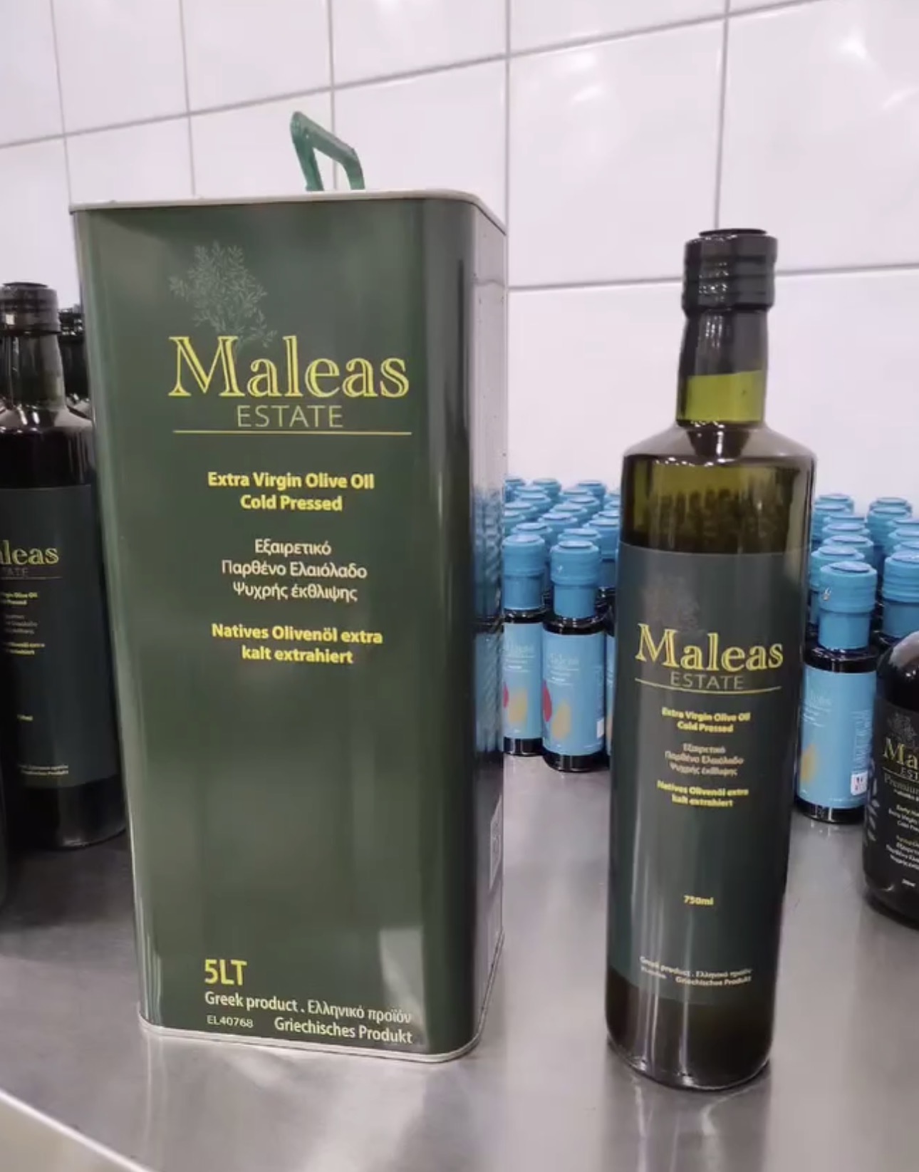 "Maleas" Premium Olivenöl Blend Megaritiki & Chalkidiki, 5 Liter