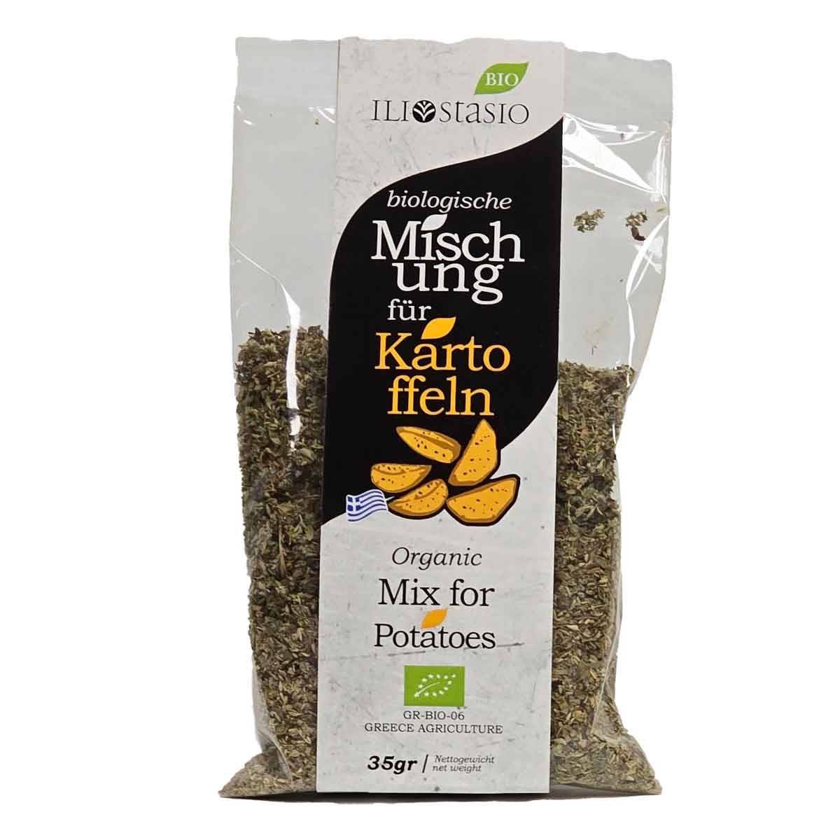 Kräuter Mix BIO für Kartoffelgerichte "Iliostasio", 35 g