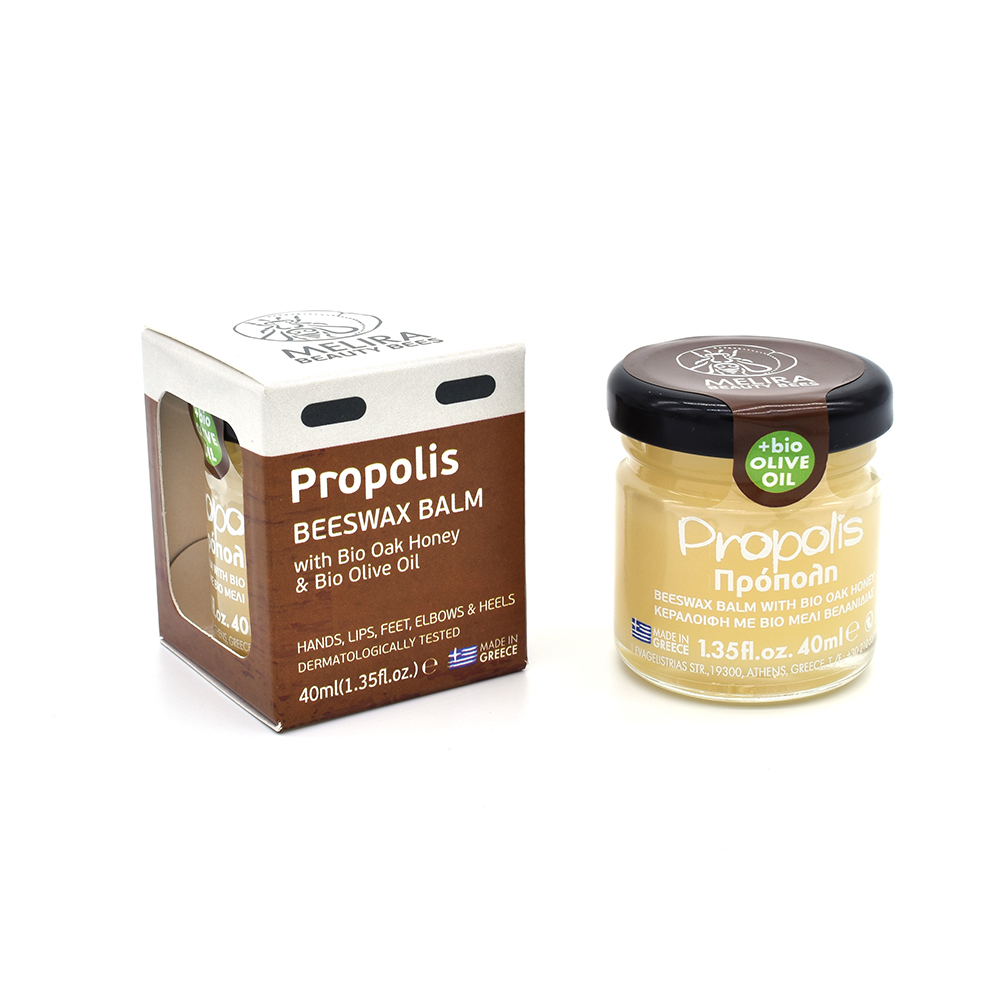 "Melira" Bienenwachsbalsam Propolis mit Bio-Eichenhonig & Bio-Olivenöl, 40 ml