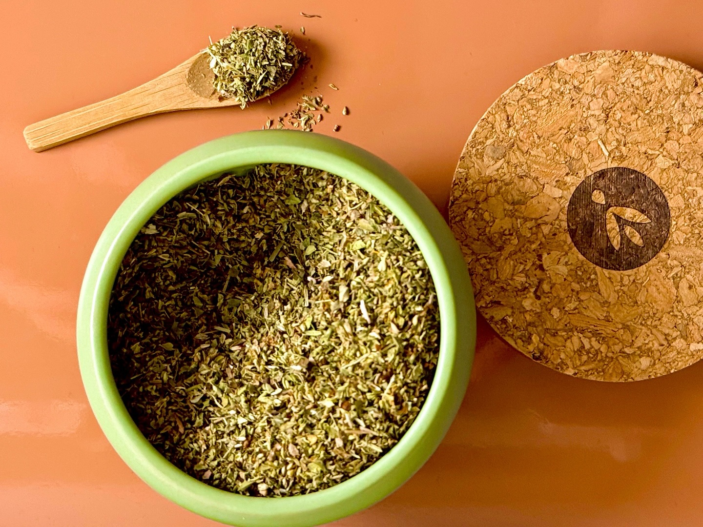 Bio-Oregano in handgemachter Keramikschaler "Ladolea" 15 g