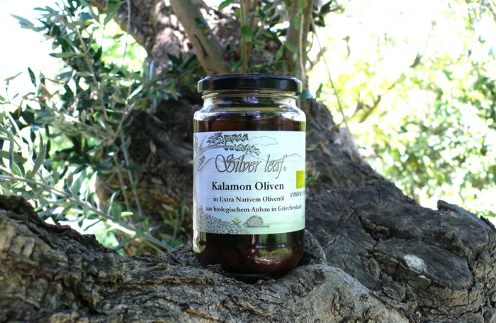 Kalamon Bio Oliven in Extra Nativem Olivenöl ohne Stein NEU, 300 g