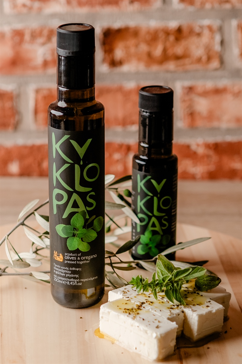 Kyklopas Premium Olivenöl Dressing Basilikum, 250 ml