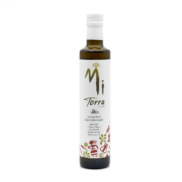 "Miterra" Premium Bio Olivenöl aus Kreta Koroneiki, 500 ml
