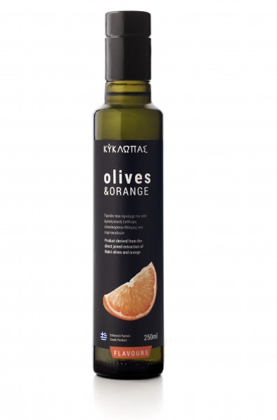 Kyklopas Premium Olivenöl Dressing Frische Orangen MDH 30.6.23, 250 ml