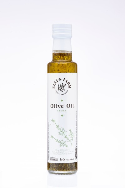 "Ellis-Farm" Premium Olivenöl aus Kreta mit Thymian MDH 30.6.23, 250 ml
