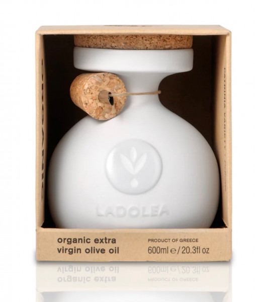 Ladolea Premium Bio Olivenöl delicate Patrinia, Keramik 600ml