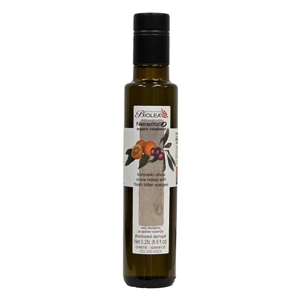Biolea Nerantzio Bio Olivenöl mit Bio-Bitterorangen 250 ml